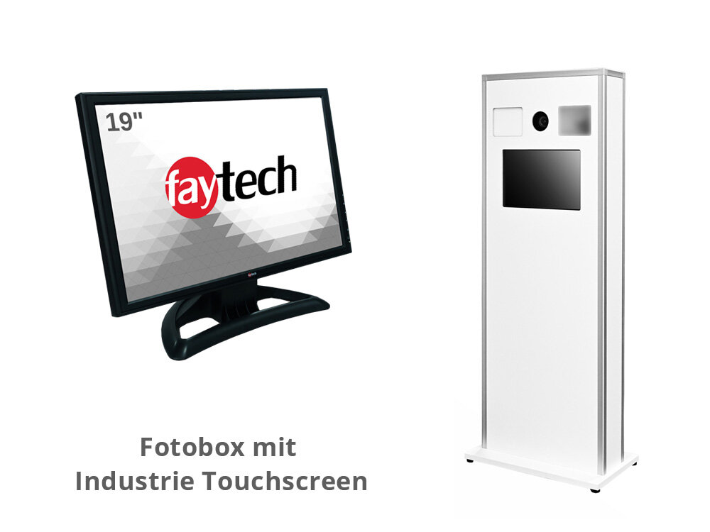 Fotobox mit Industrie Touchscreen
