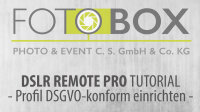 DSGVO-konform - DSLR Remote Pro Tutorial